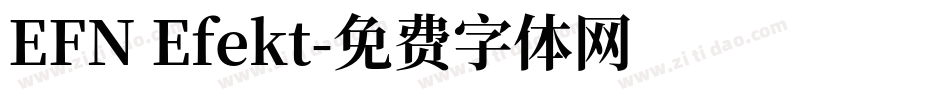 EFN Efekt字体转换